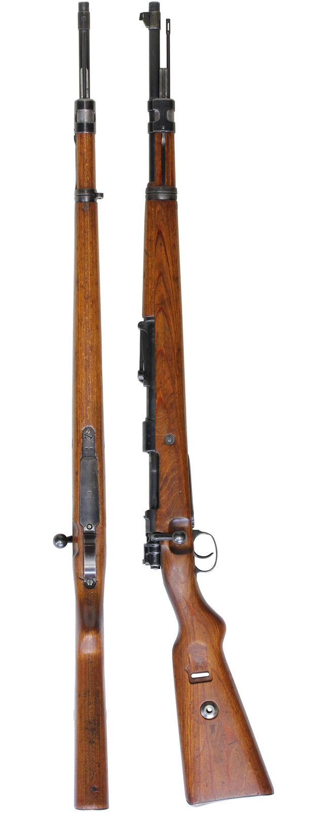 第二次大戦期 ドイツ軍 Kar.98k 小銃の全体・側面ビュー その1
