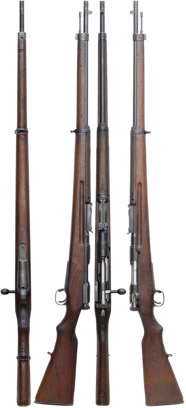 第二次大戦期 シャム王国 (現在のタイ王国) 陸軍 シャム 66式小銃の全体・側面ビュー