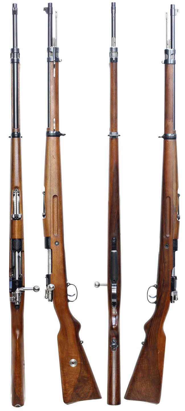 第二次大戦期 ブラジル陸軍 ブラジル モーゼル M1935 歩兵銃の全体・側面ビュー