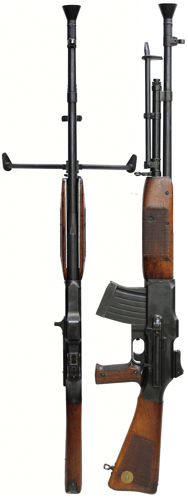 第二次大戦期 スウェーデン軍 カール・グスタフ Kg m/21 軽機関銃の全体・側面ビュー その1