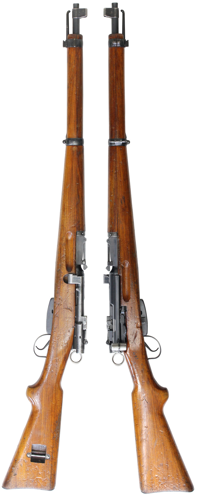 第二次大戦期 スイス軍 シュミット・ルビン ZfK31/42 狙撃銃の全体・側面ビュー その1