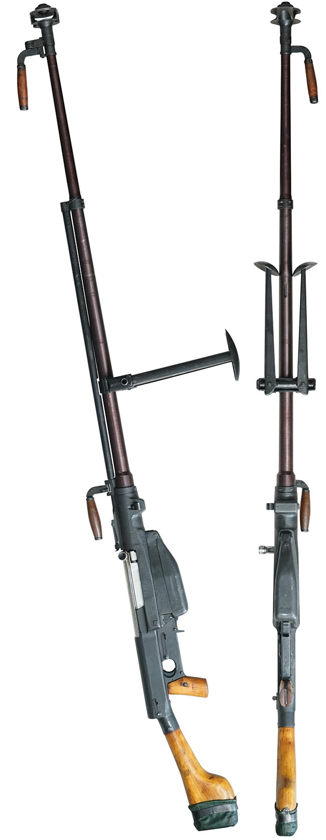 第二次大戦期 ソビエト軍 PTRS 1941 対戦車ライフルの全体・側面ビュー その1