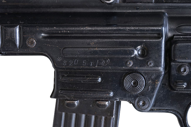 MP44 突撃銃の機関部（レシーバー）および刻印の詳細