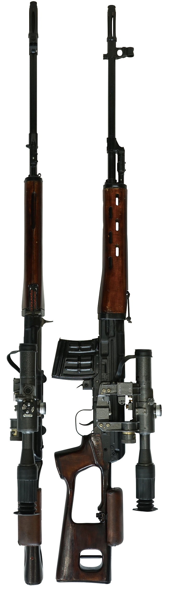 冷戦期 ソビエト軍 ドラグノフ SVD 狙撃銃の全体・側面ビュー その2