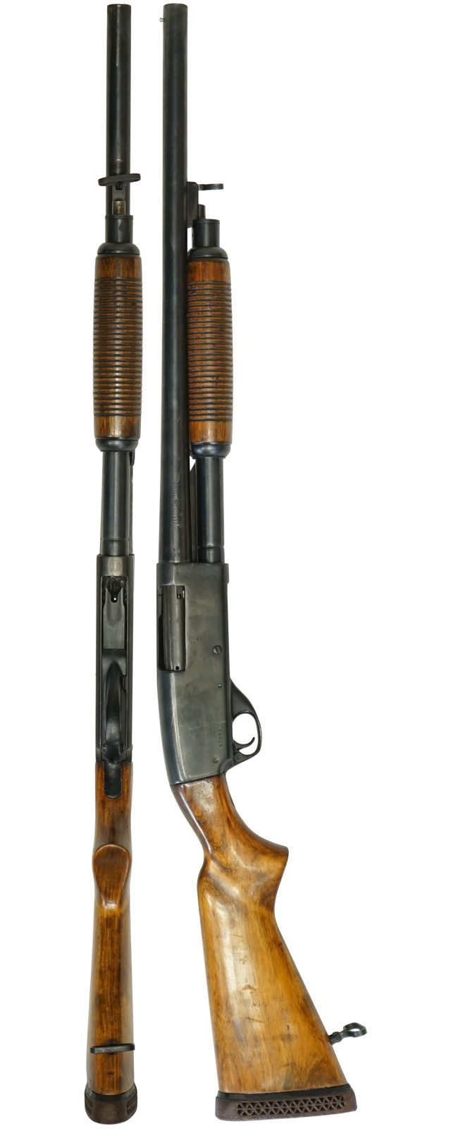 冷戦期 アメリカ軍 スティーブンス M77E ショットガンの全体・側面ビュー その1