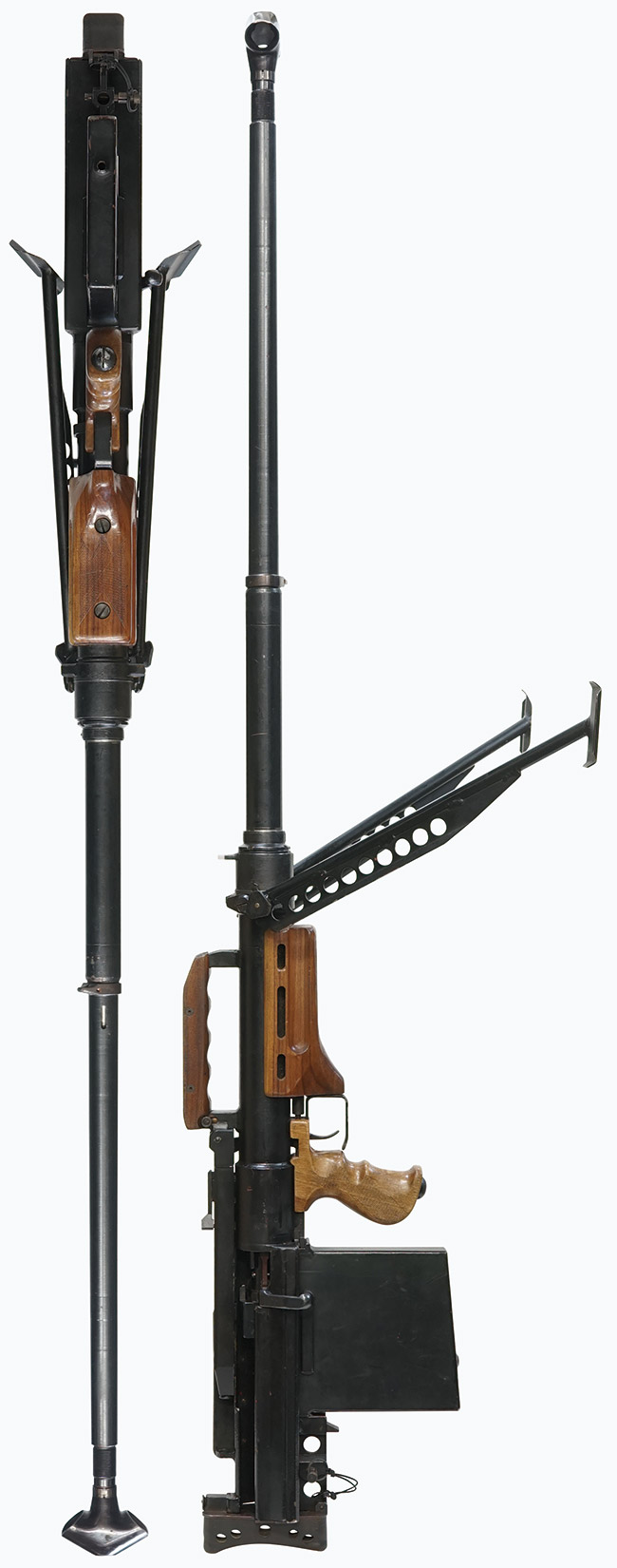 冷戦期 ハンガリー軍 ゲパード M5 対物ライフルの全体・側面ビュー その1