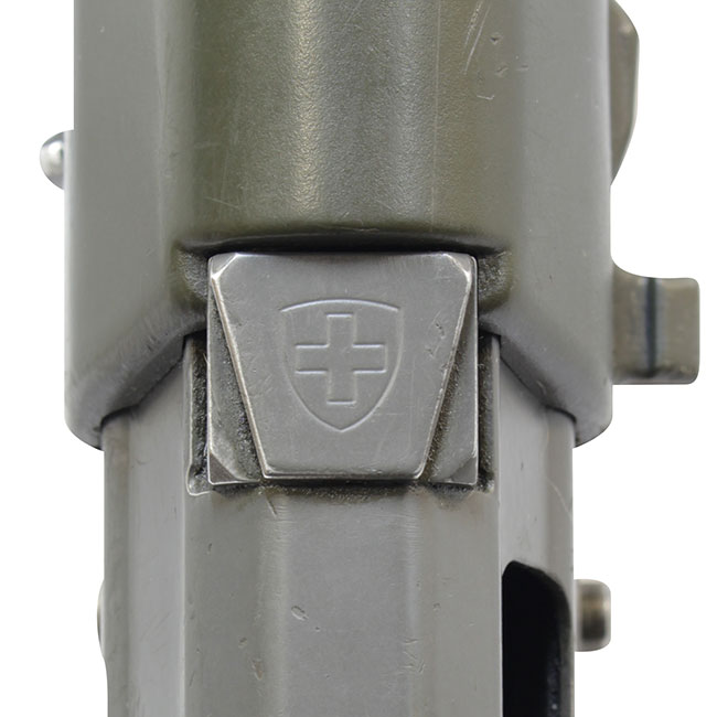 冷戦期 スイス軍 SIG SG550 (Stgw.90) 自動小銃のスイス国章刻印の詳細
