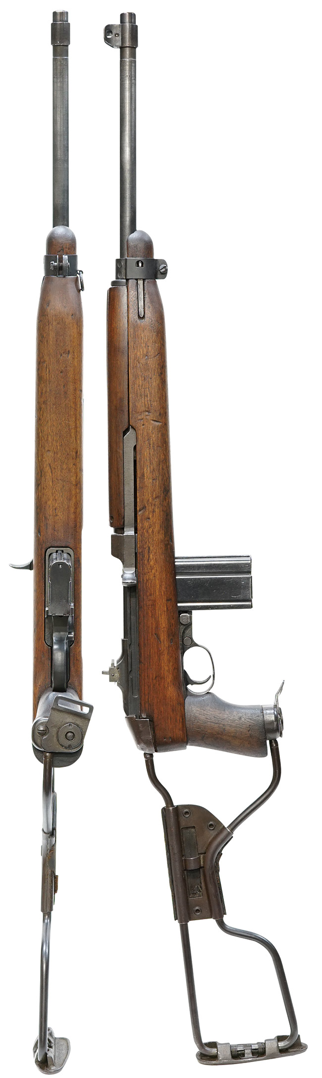 第二次大戦期 アメリカ軍 M1A1 カービンの全体・側面ビュー その1