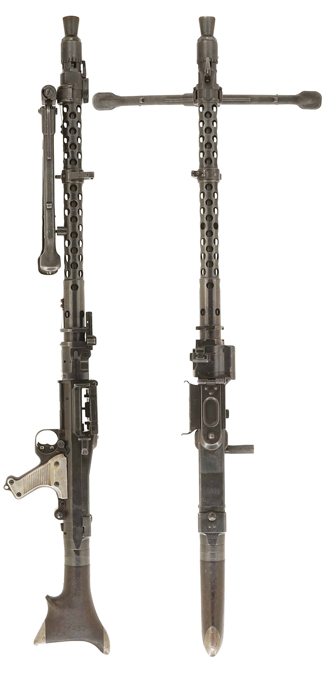 第二次大戦期 ドイツ軍 MG34 汎用機関銃の全体・側面ビュー その2