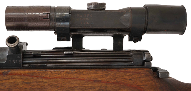 第二次大戦期 ドイツ軍 Kar.43 自動小銃のZF4 スコープの詳細1