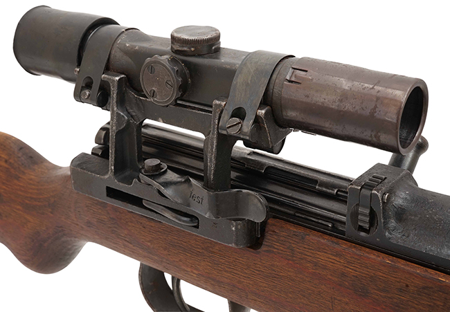 第二次大戦期 ドイツ軍 Kar.43 自動小銃のZF4 スコープの詳細2