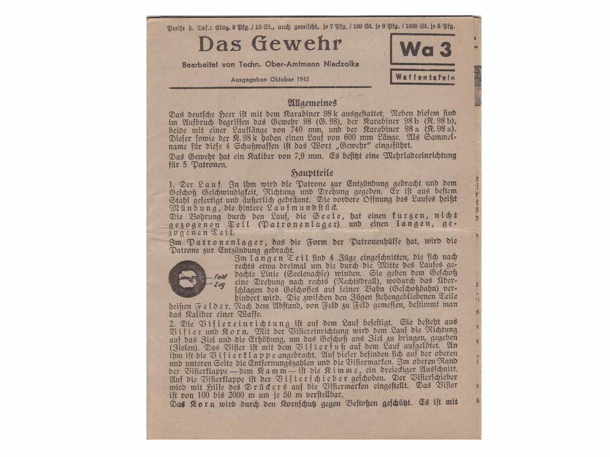 Gew.98 マニュアル