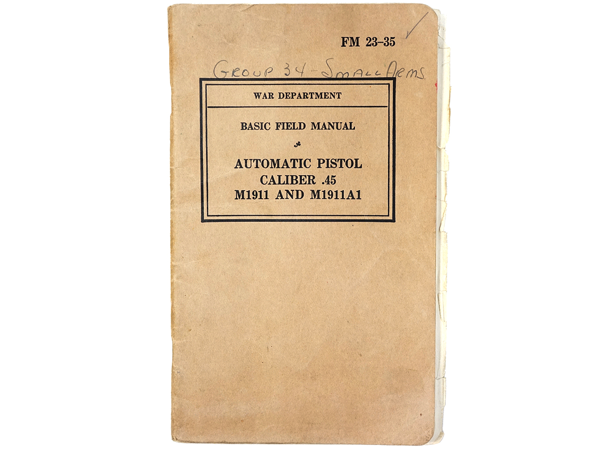 M1911 マニュアル