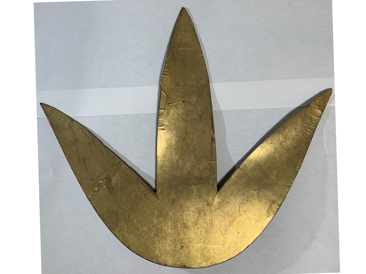 時代金箔押笹形前立 (西)(9)