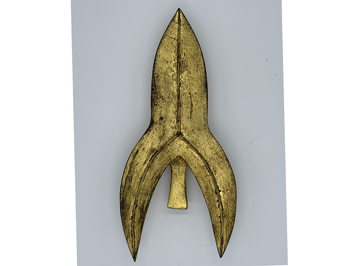 金箔押沢瀉 (おもだか)形前立 (京)(8)