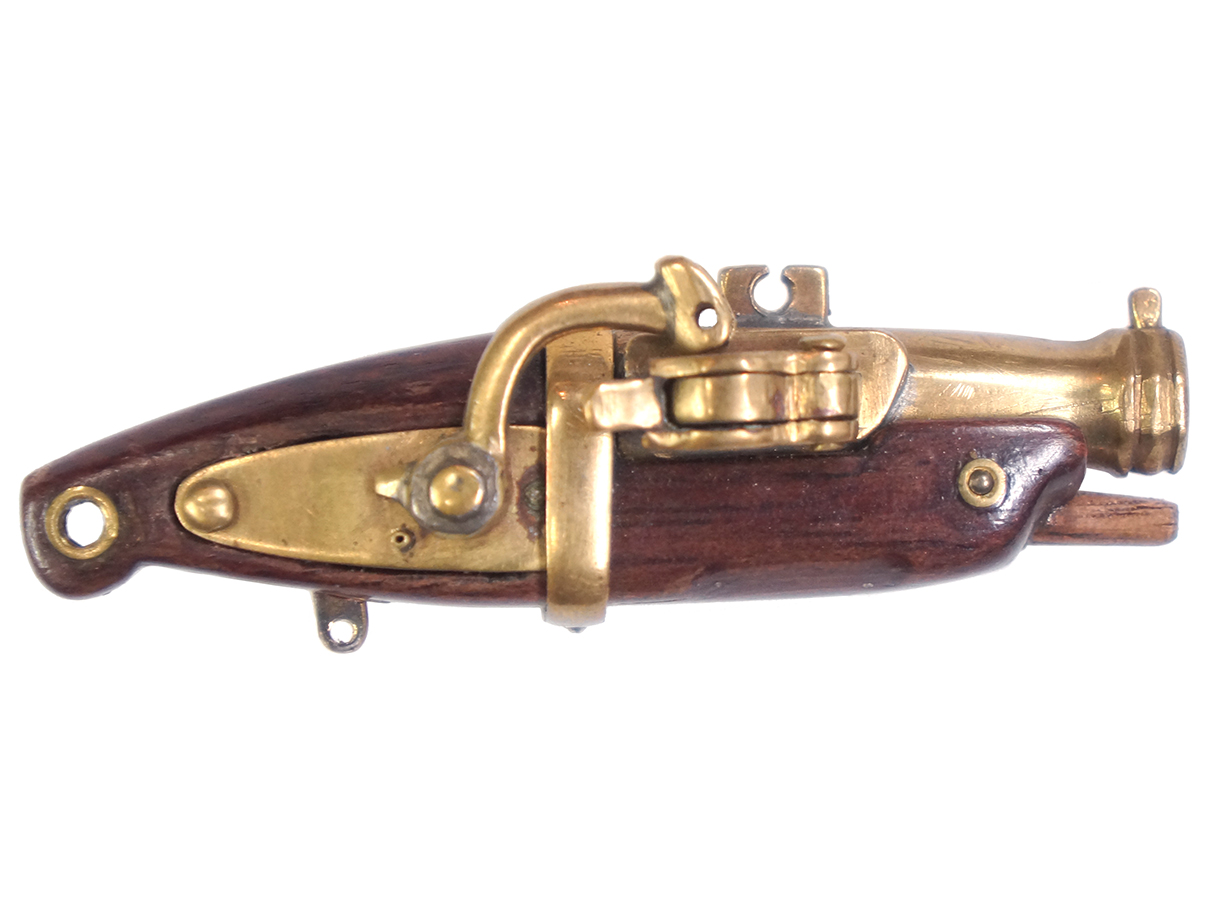 火縄銃 真鍮製ミニチュア