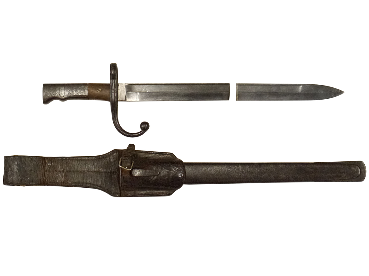 村田二十二年式 銃剣 (後期型、革製剣差付)