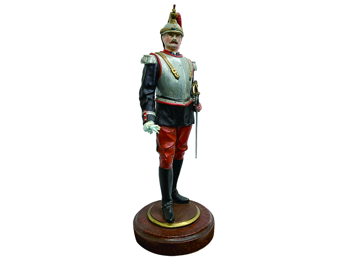 フランス軍胸甲騎兵士官立像