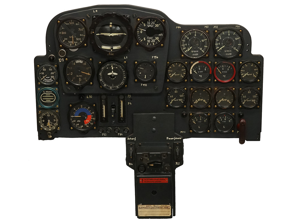 メッサーシュミット Me262 計器パネル一式