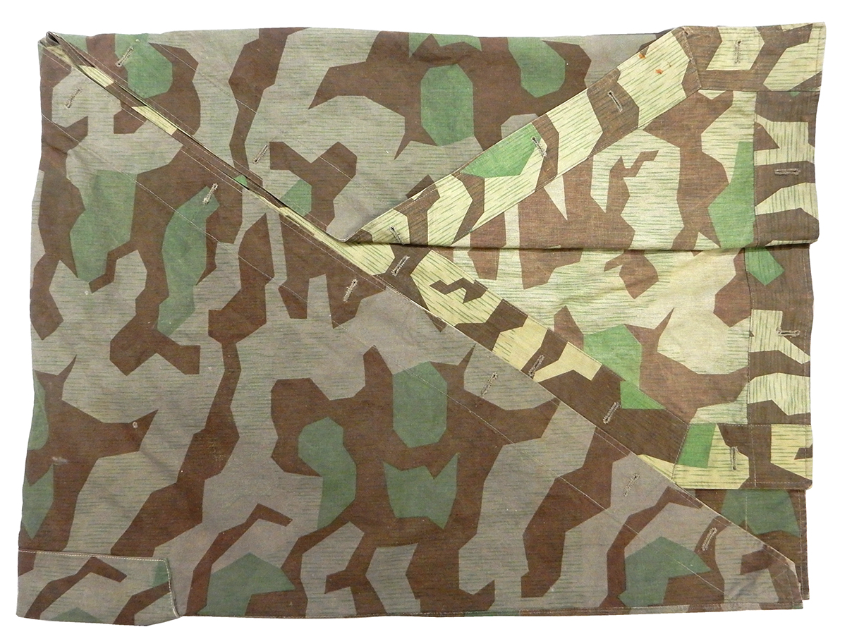 ドイツ軍 陸軍 迷彩ポンチョ (Zeltbahn M31) 精巧復刻品
