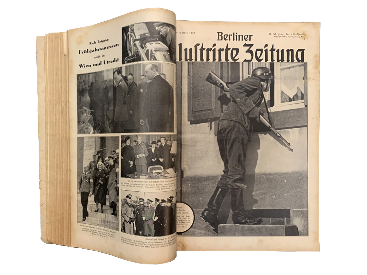 Berliner Illustrirte Zeitung (ベルリナー・イルストリルテ・ツァイトゥング)1940年度版全冊