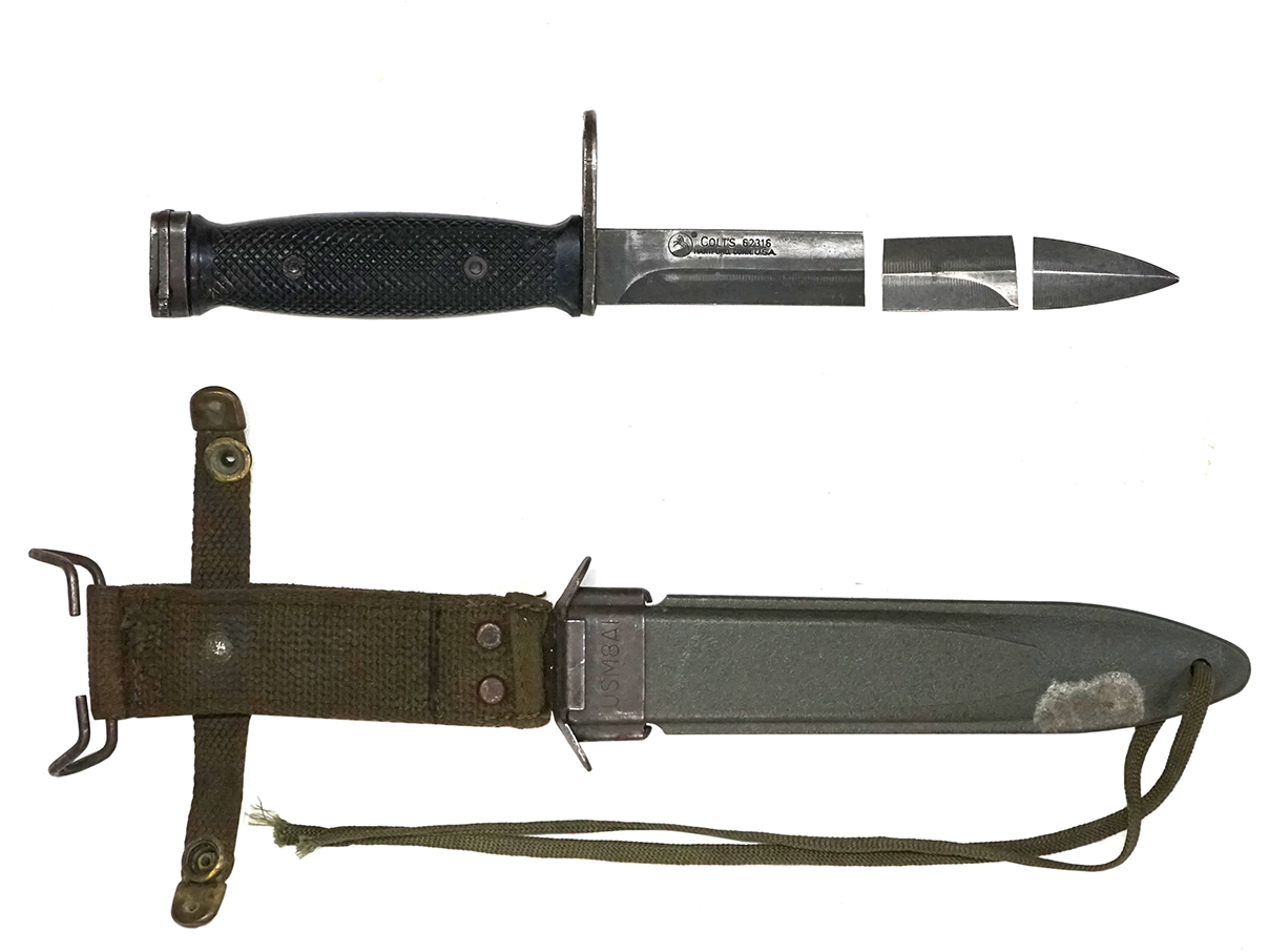 US M7 銃剣 (ヒルト省略モデル、西ドイツ製)