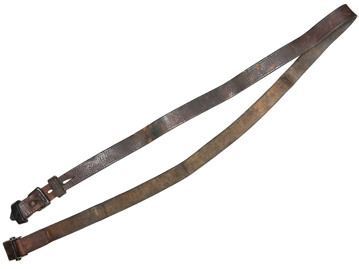 Kar.98k用 革製スリング (キーパー破損)