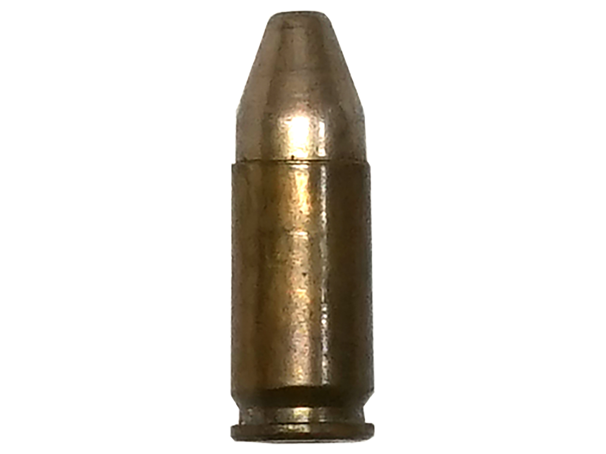9mm×19 パラベラム弾 ダミーカート (1914年製、円錐弾頭)