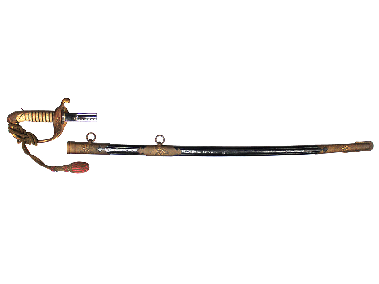 海軍儀礼長剣 (刀身を15cm未満に切断した合法品)