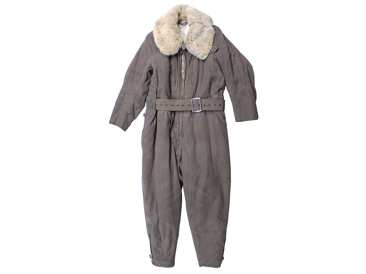 陸軍第一種冬用飛行服 (五号、昭和十八年製、本廠検定、ツナギ)