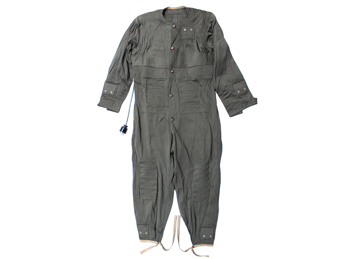 陸軍航空電熱服 (小号、昭和十九年製、大支検定、コンセント有)