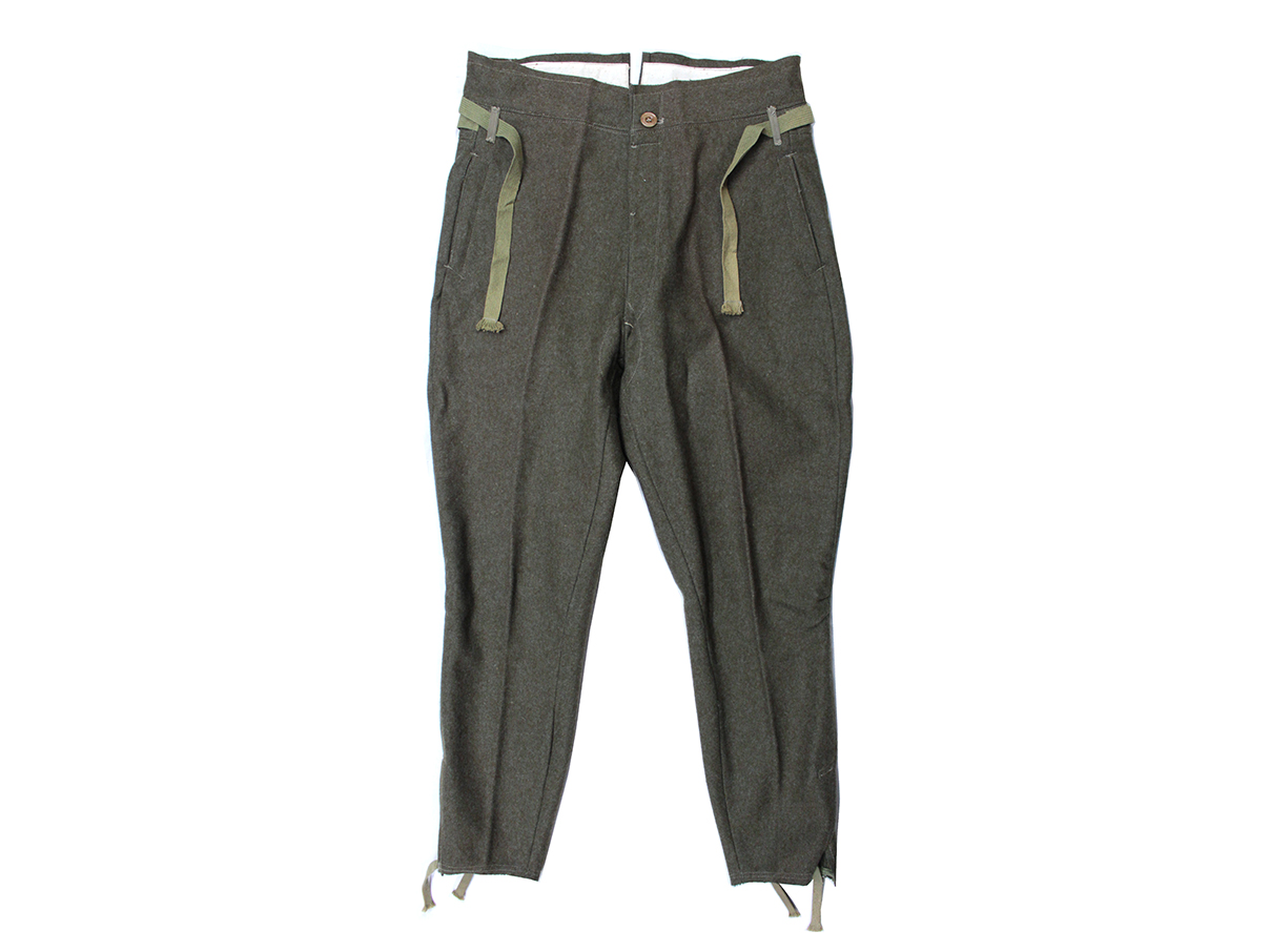 陸軍九八式下士官兵用冬軍袴 (二号、昭和十八年製、大支検定、短袴型)