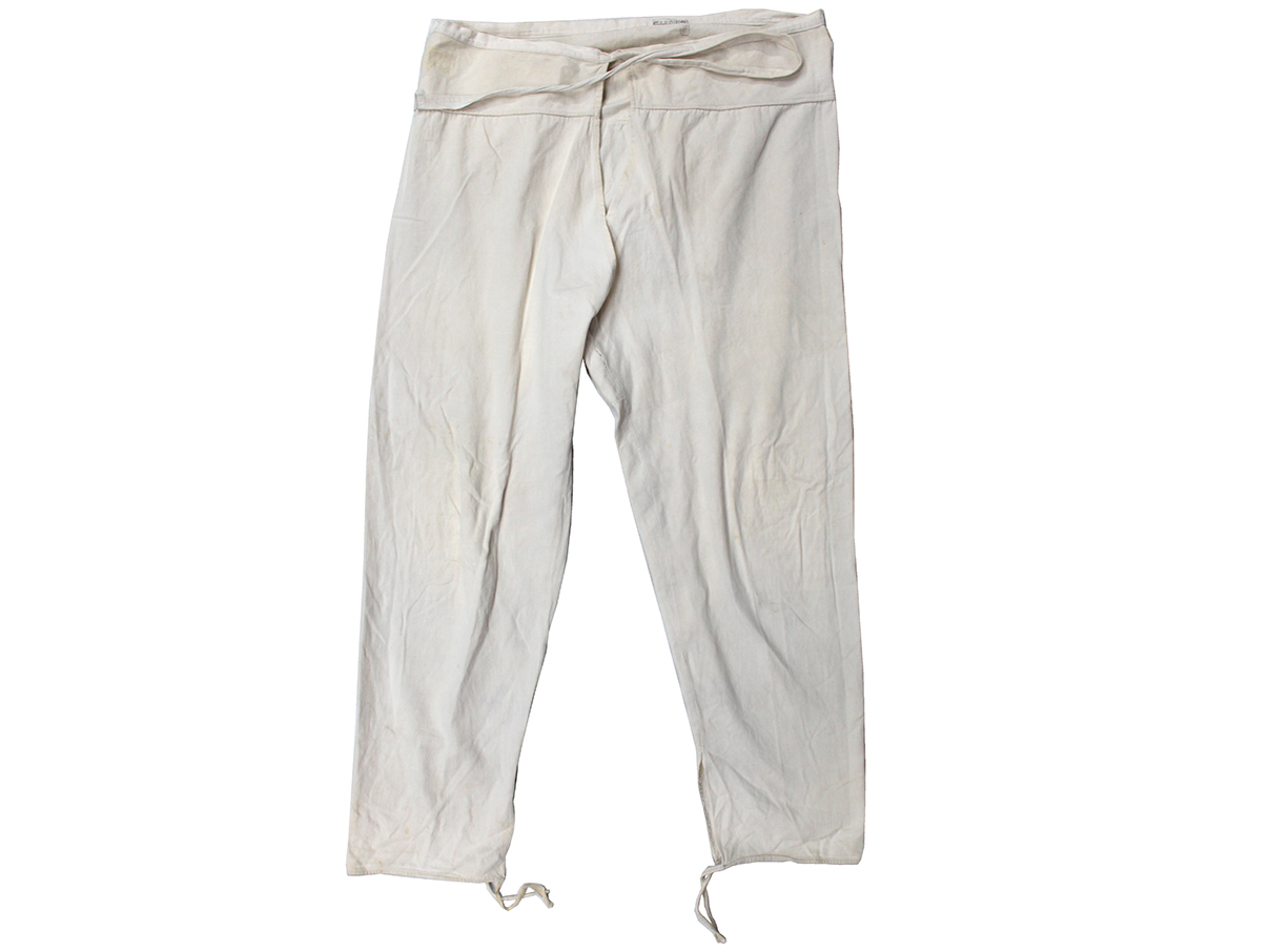 陸軍下士官兵用冬袴下 (昭和二十年製、大支検定)