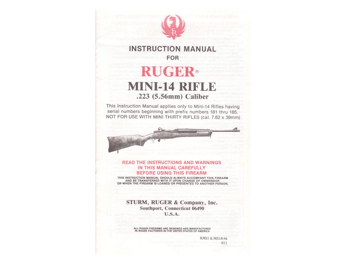 Mini-14 マニュアル