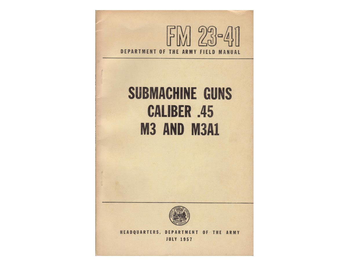 M3 グリースガン & M3A1 マニュアル