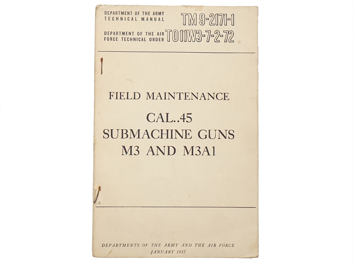 M3 グリースガン & M3A1 メンテナンスマニュアル