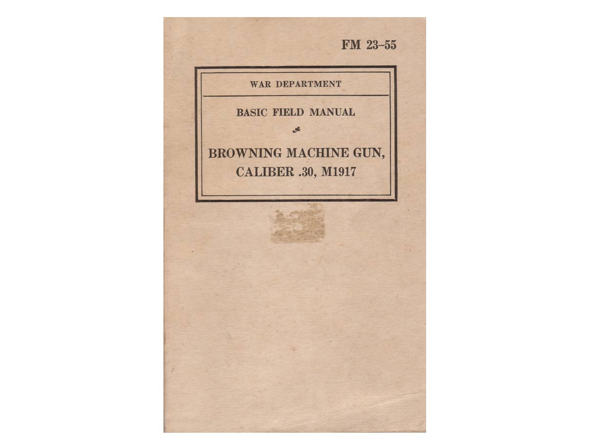 ブローニング M1917 マニュアル