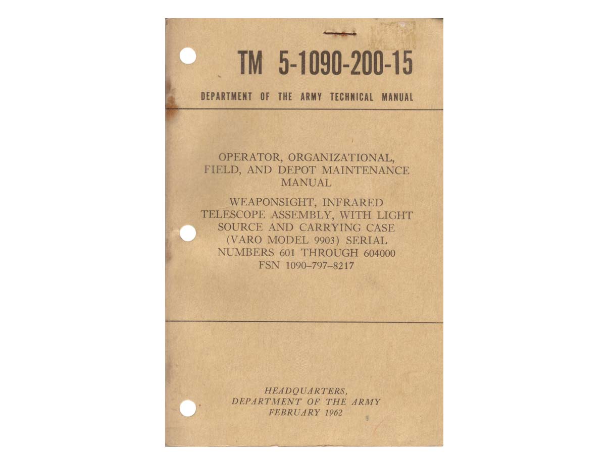 赤外線スコープ マニュアル