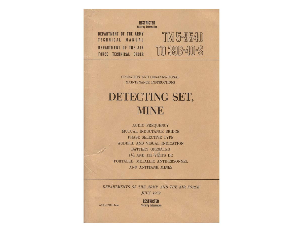 地雷探知機 マニュアル