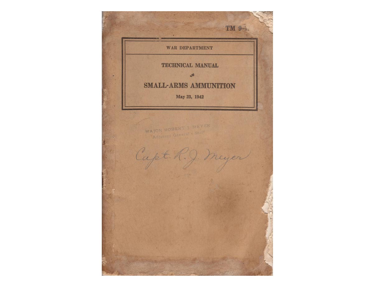 米軍小火器銃弾 マニュアル