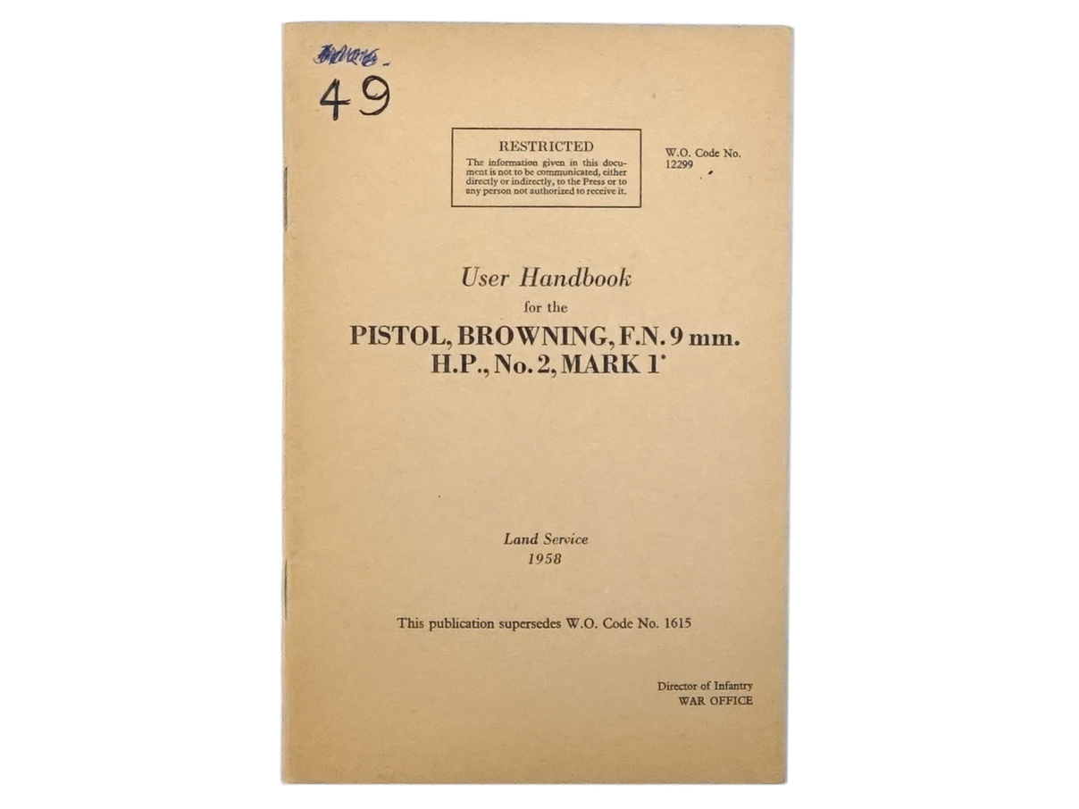 英軍 ブローニング ハイパワー マニュアル