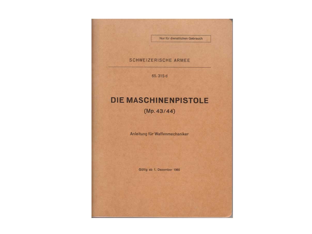 スオミ MP43/44 短機関銃 マニュアル