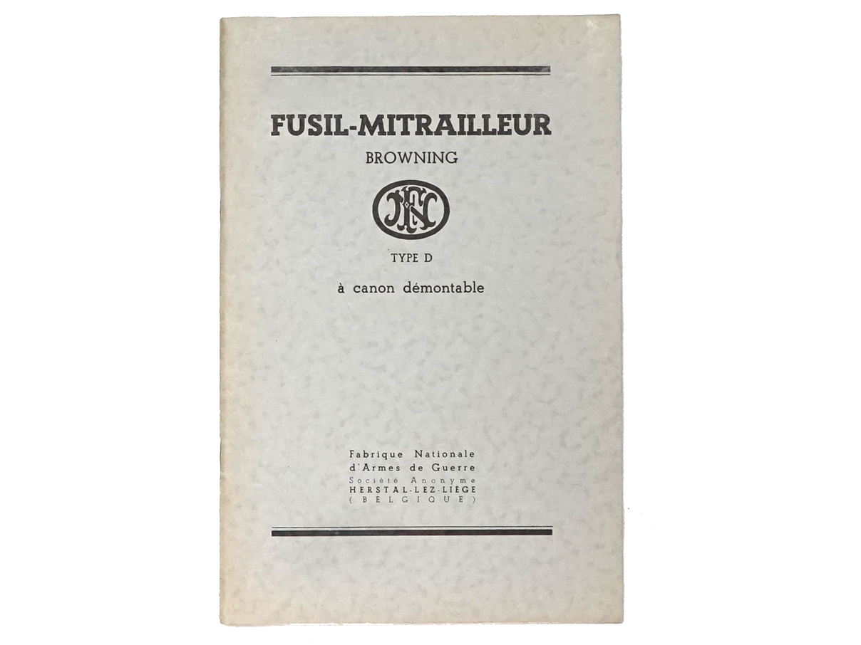 FND 軽機関銃 マニュアル