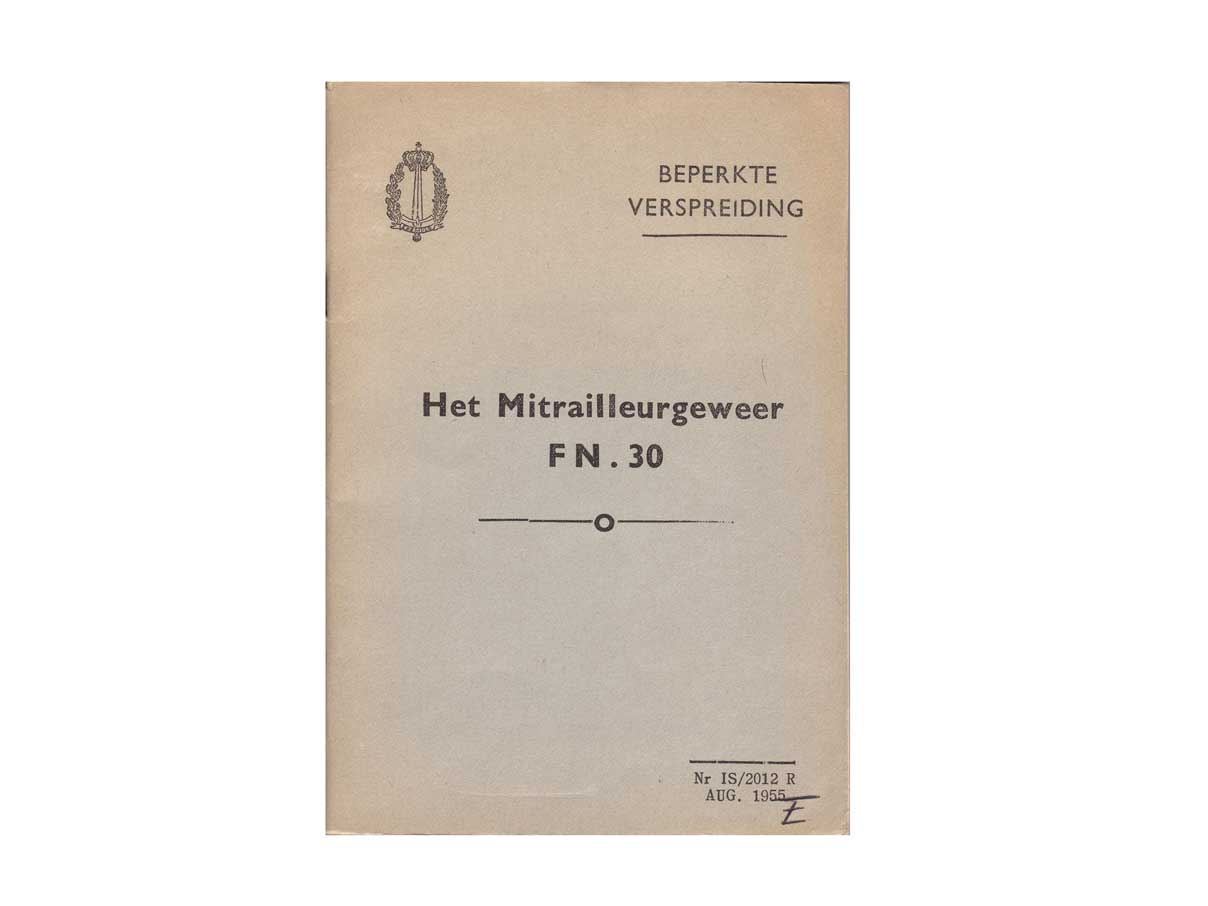 FND 軽機関銃 マニュアル