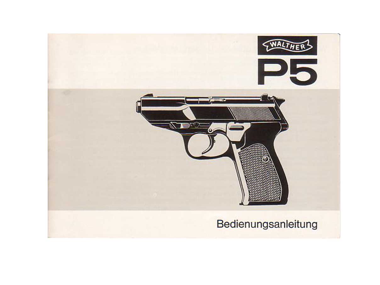 ワルサー P5 マニュアル