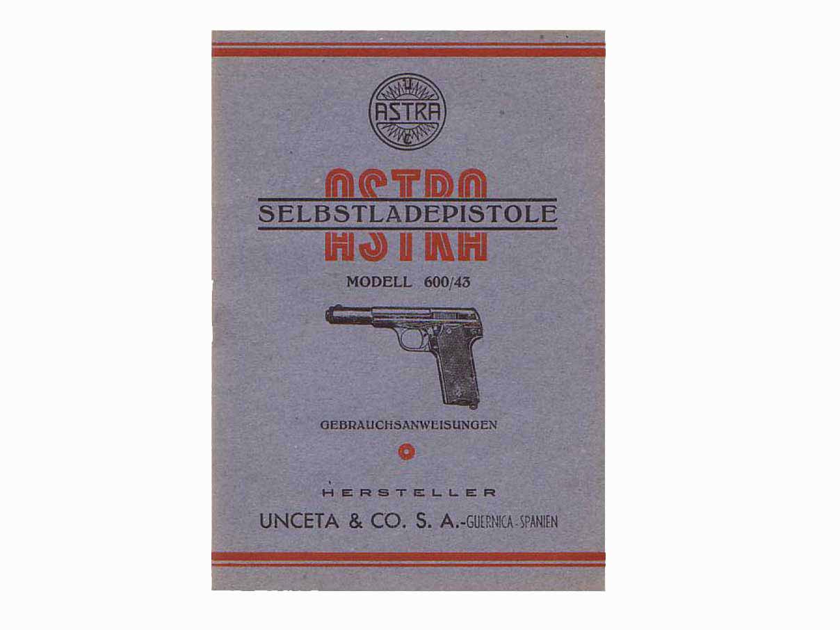 アストラ拳銃 マニュアル