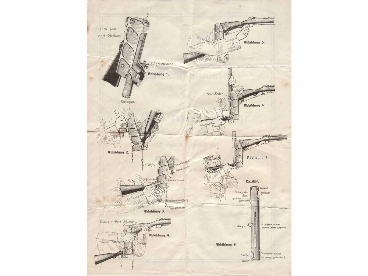 Gew.88 / Gew.98 トレンチ・ペリスコープ マニュアル