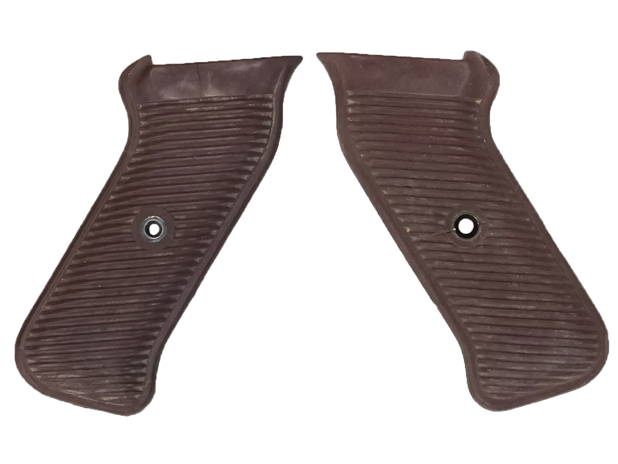 MP40 グリップ (茶プラスティック製、戦後ノルウェー軍用、ペア)