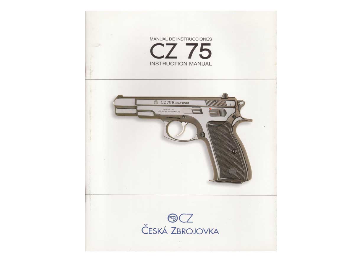 CZ75, CZ75 Compact, CZ75 BD ピストル マニュアル (英西二ヶ国語)