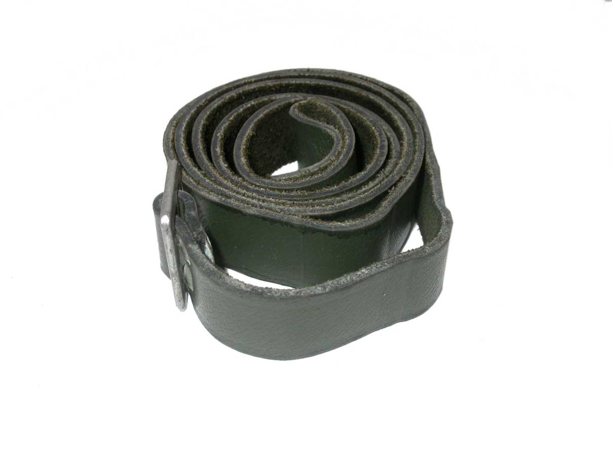 スオミ 短機関銃 スリング (戦後緑革)